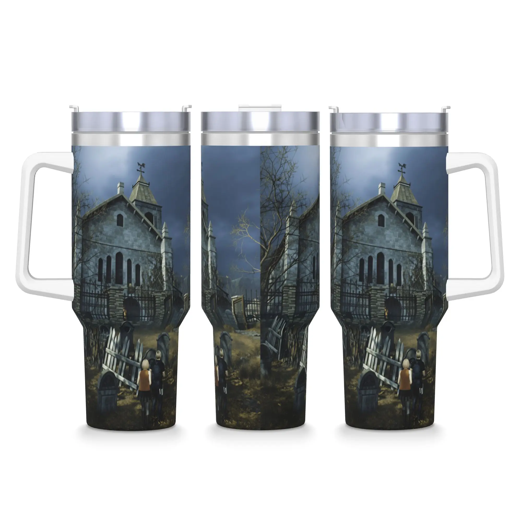 Stainless Steel Tumbler Residents Evils Thermal Cups  Insulated Cold and Hot Car Mugs Camping Custom Water Bottle
