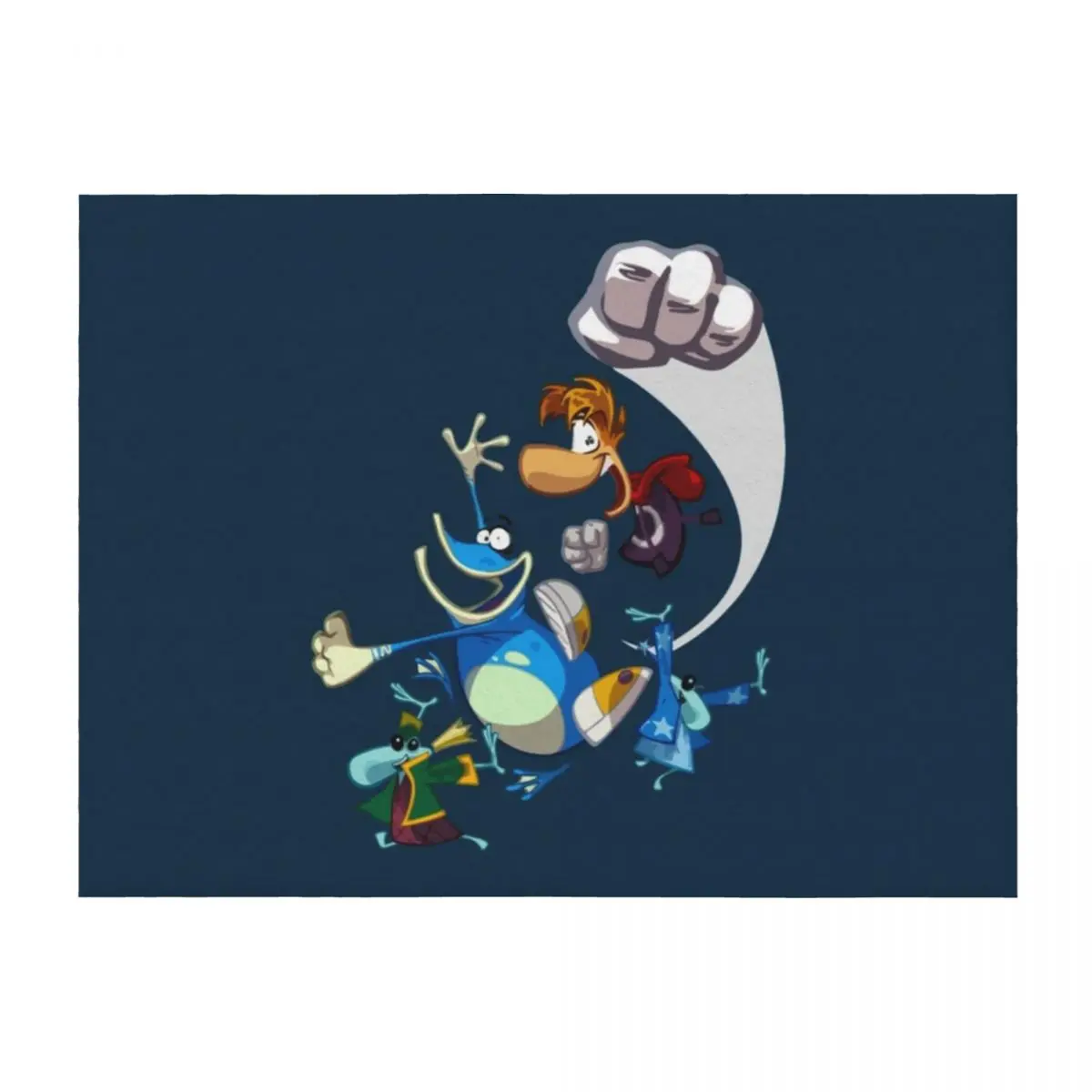 

Rayman and Globox Throw Blanket Decorative Sofas Heavy Tourist Hairy Blankets