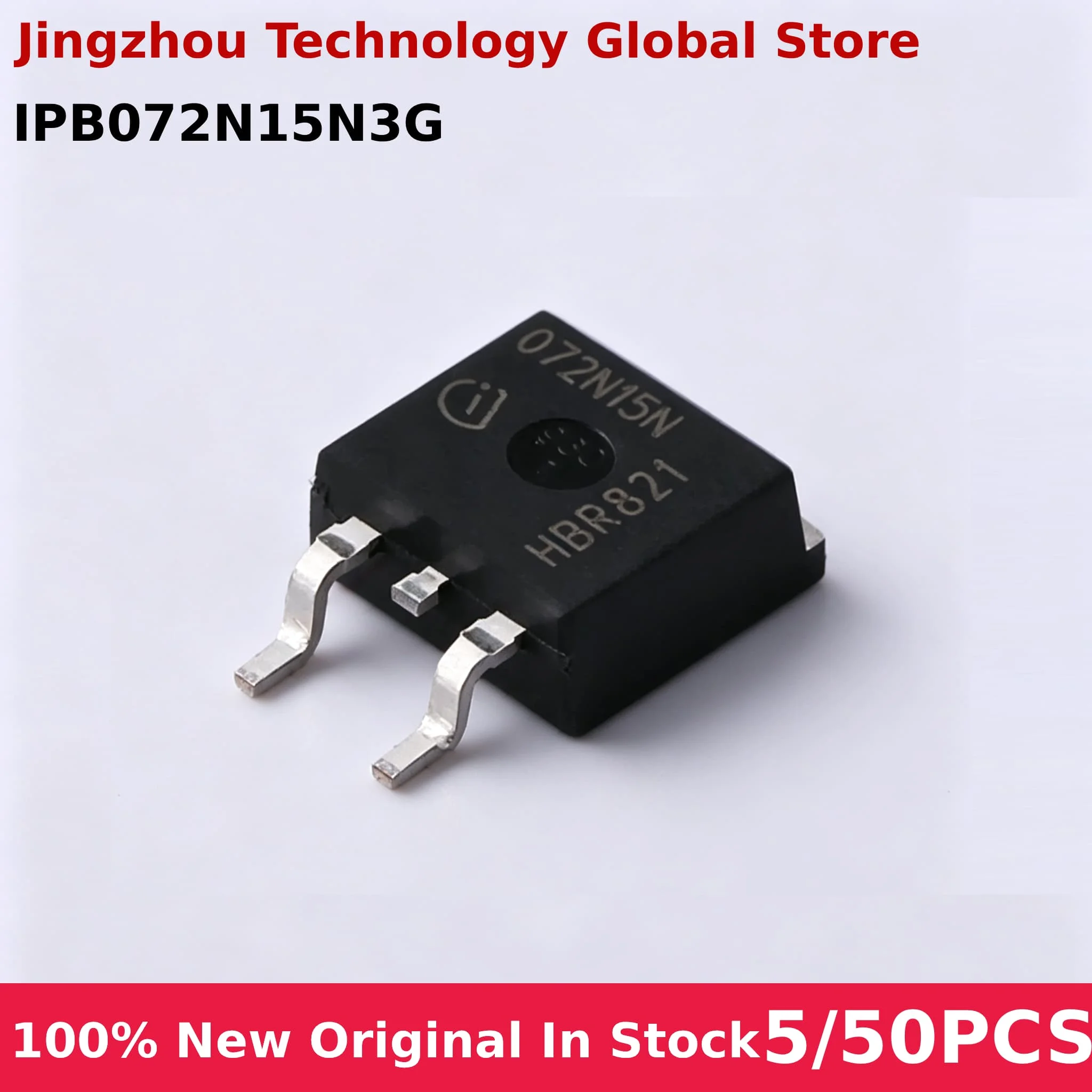 100% New 5/50PCS 072N15N IPB072N15N3G TO-263 150V 100A IC Chip Wholesale