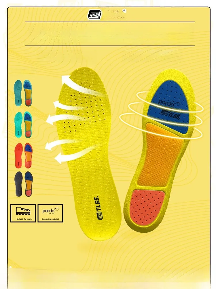 

Tianlang Fooall Training Insoles Anti-Twist Non-Slip o Absorption Sports oes Pad Profional Baskeall Fooall