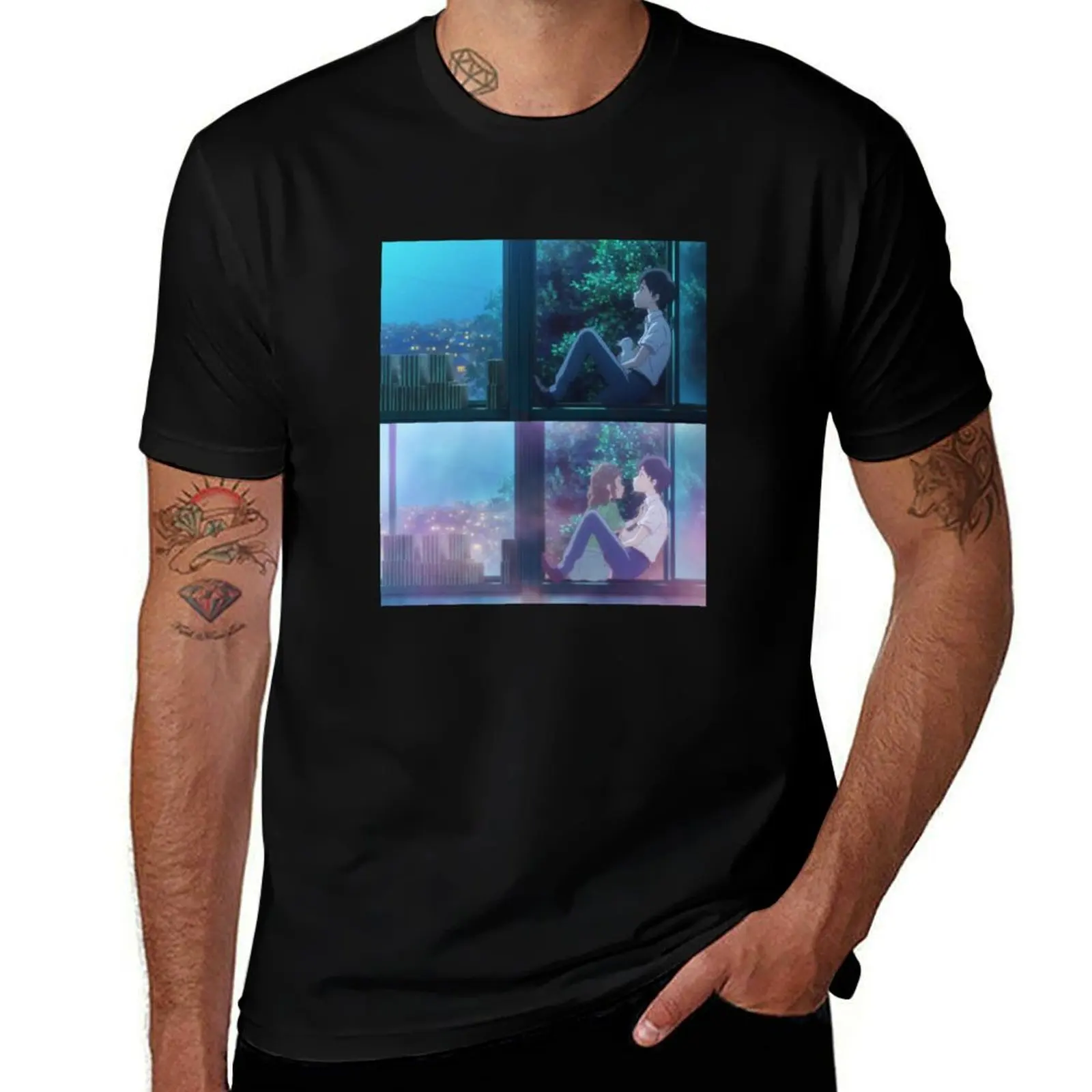 A Whisker Away T-Shirt Regular Fit Plain Tee Shirt T-Shirt