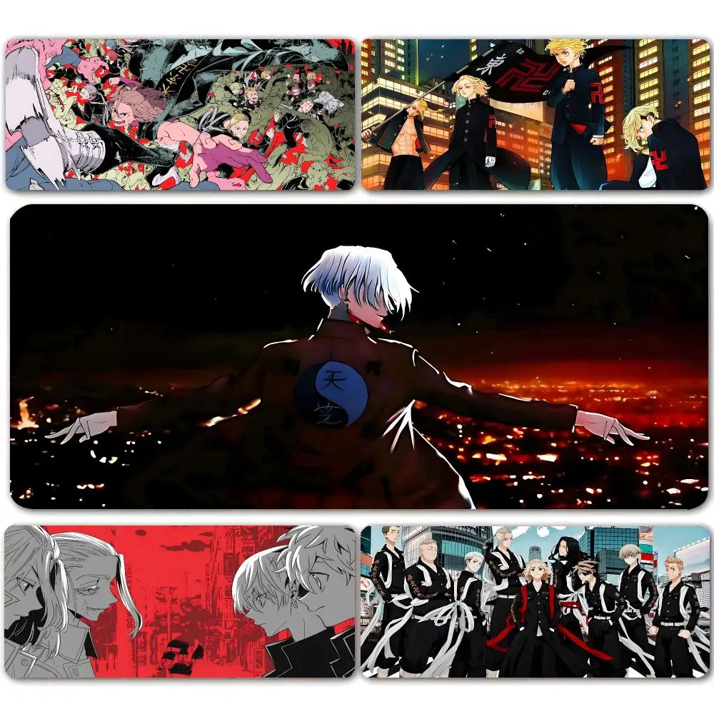 Tokyo Revengers Mouse Pad Mousepad Large Gaming Mouse Pad LockEdge Thickened Computer Keyboard Table Desk Mat