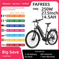 Fafrees FM8 Electric Bicycle for Men Mountain Bike 250W 36V 14.5AH Lithium Battery 27.5\