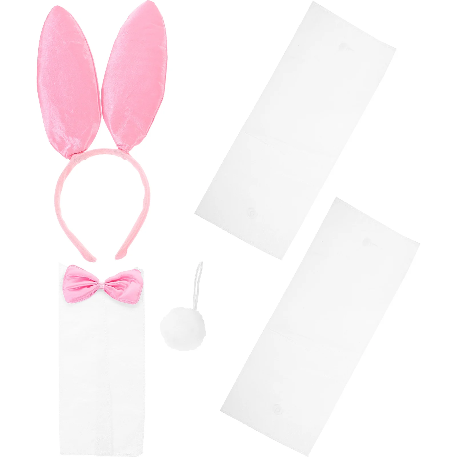 

Sexy Bunny Girl Ears Tie Wristb Tail Suit Accessories Rabbit Headb s Pink 1 Set Party Headdress Cosplay Supplies