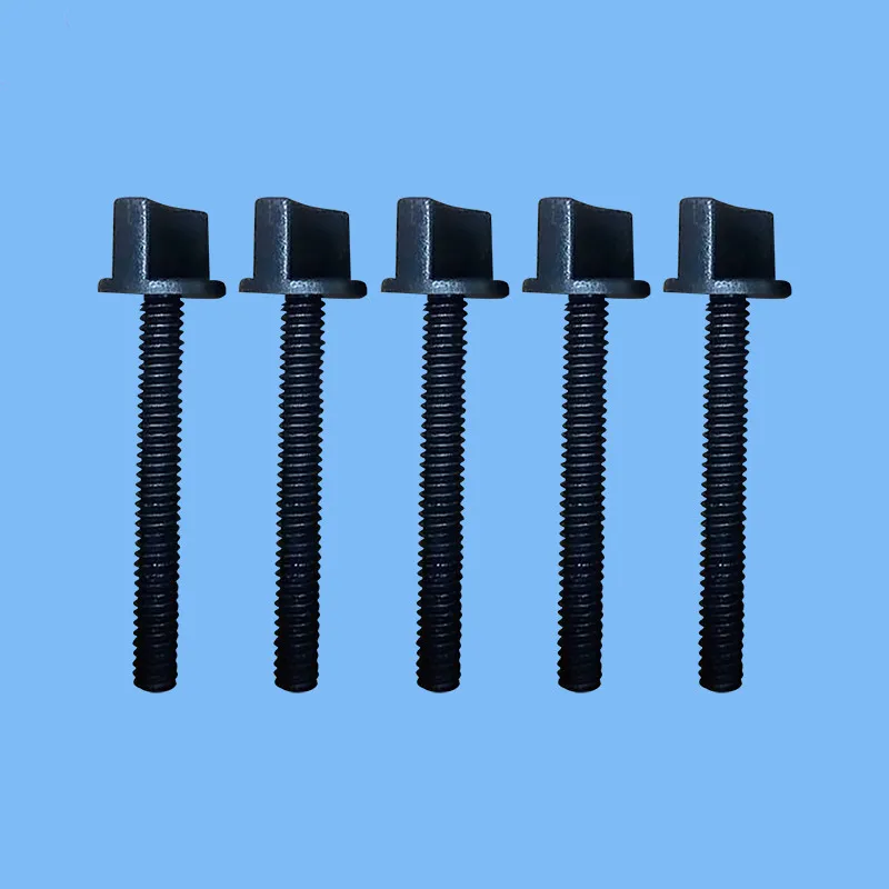 10 Pcs D6mm British System Threaded Nylon Thumb Screws Bolt Screws (2 Inch) For RC Accessory