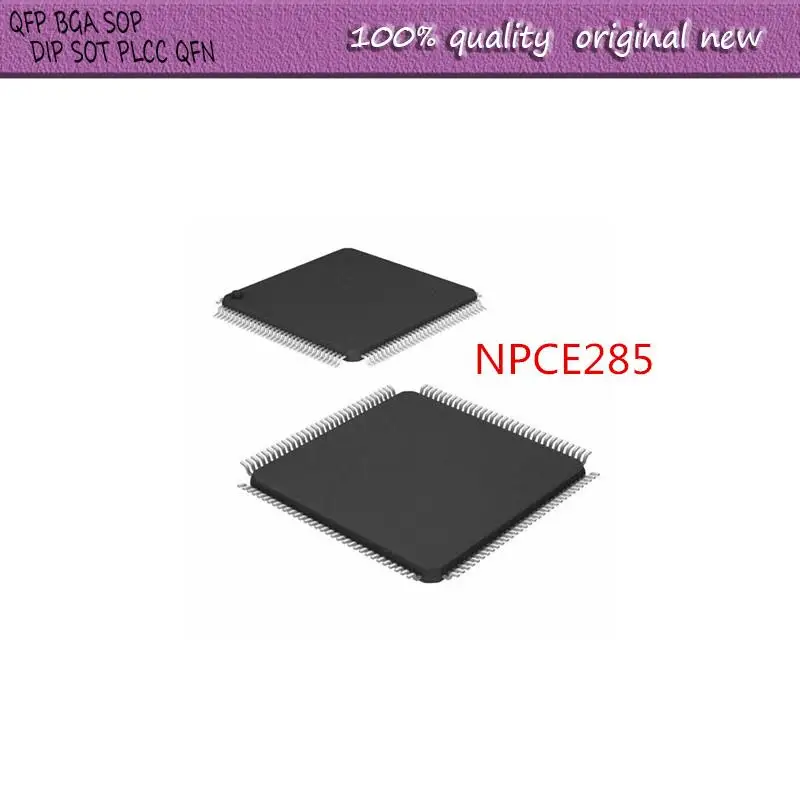 NEW   5PCS/LOT   NPCE285  NPCE285PA0DX NPCE285PAODX NPCE285PA0  TQFP-128