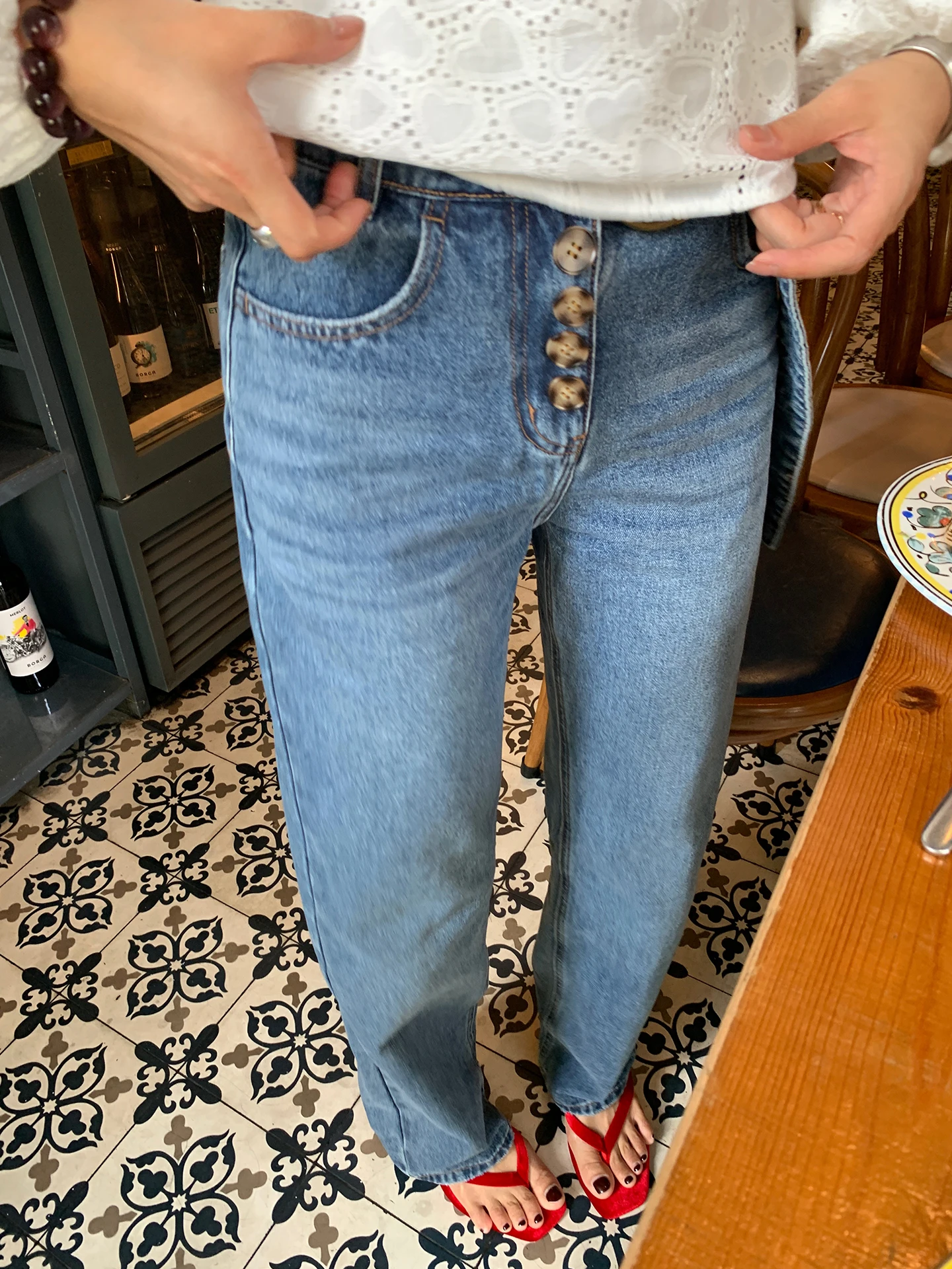 

High Waist Slim Fit Jeans Women's Denim Pants Cotton Stretch Autumn Wear Small Size Friendly Fashionable Casual Trousers