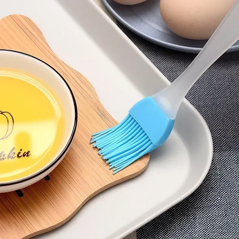 1PCS Silicone Oil Brush Basting Brush DIY Cake Bread Butter Baking Brushes Kitchen Cooking Barbecue Accessories BBQ Tools