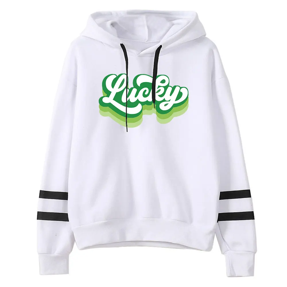 Saint Patrick's Day Lucky Hoodie Sweatshirt Women Man Casual Pullover Fashion Wearing05