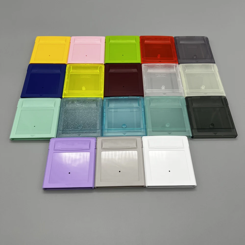 High quality Transparent Plastic shell for GBC for GB game card cartridge Clear shell cover replacement part