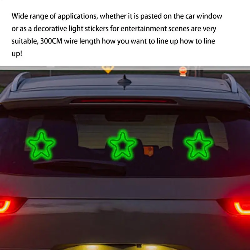 Star Neon Light Decorative Neon Light Sign Trendy Wall Decor For Bedroom Dorm Bar Store Club LED Ambient For Car Window