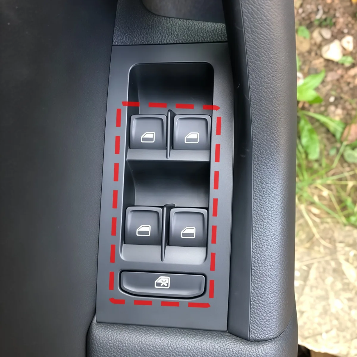 Master Power Window Control Switch 8Pins Front Driver Door Electric Window Lifter Button Assembly For Skoda Kodiaq 2017 - 2024 4