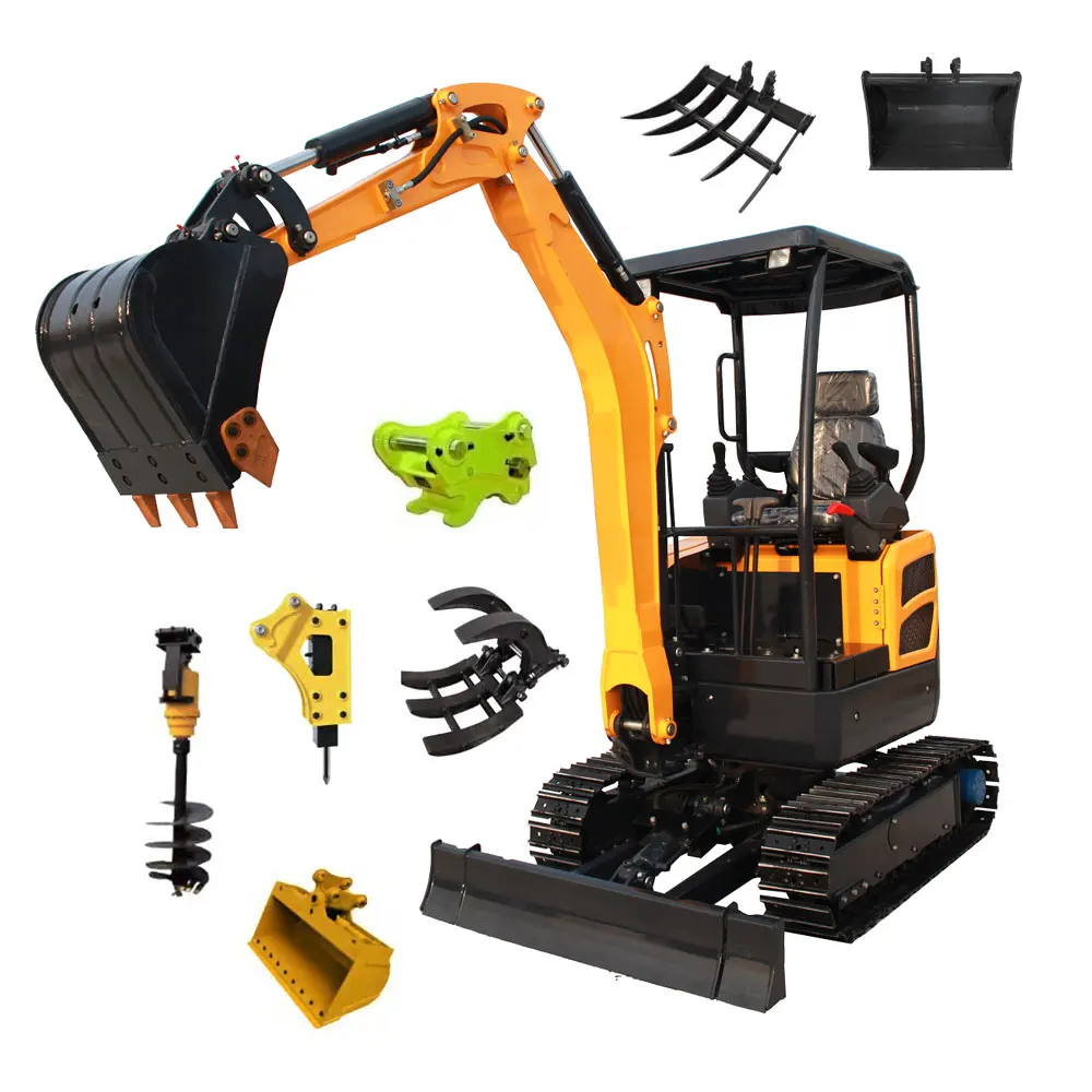 Cheap price !!! 1.8 ton 2 Ton Mini Excavator With Quick hitch