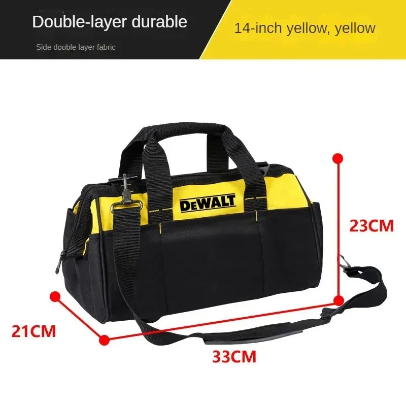 Herramientas DEWALT, bolso de almacenamiento duradero, llave eléctrica, destornillador, kit de herramientas, piezas de Hardware de Metal, bolsa de