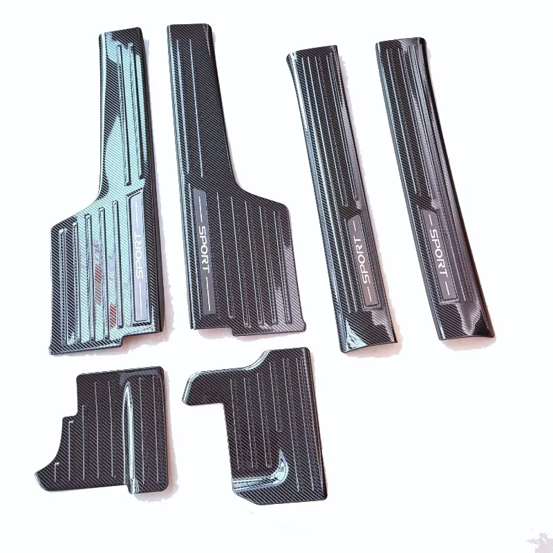 

Для Mazda CX-70 CX80 CX90 2024 2025 из нержавеющей стали, внутренняя накладка на порог, защитная накладка на пороги, автомобильные аксессуары