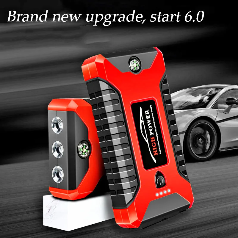 

Portable Car Jump Starter Power Bank 99800mAh Emergency Start-up Charger 600A 12V for Cars Booster Battery Quick Starting Device