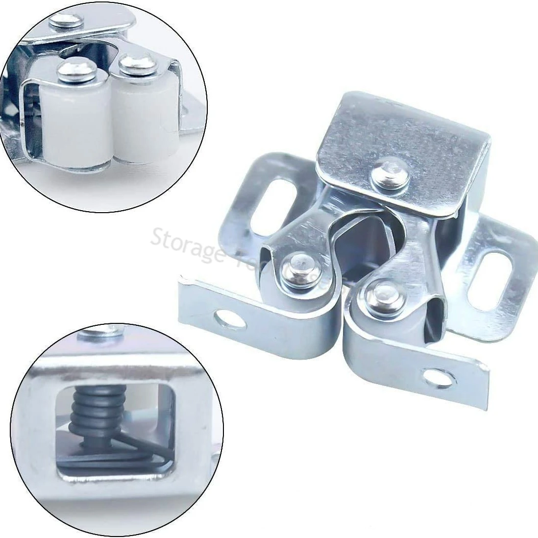 Dubbele kogelrolvangsten Kast Kastdeur Klinksloten Magnetische dubbele wielveer Vaste slotgesp Deurstop dichterbij