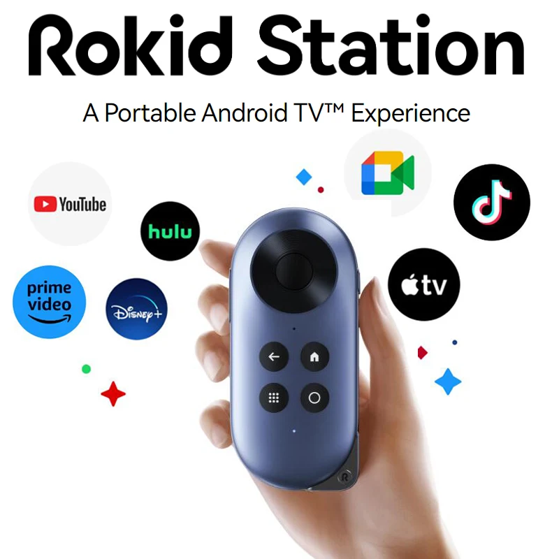 New Rokid Station for Rokid Max AR Glasses & Streaming Box Accessories 5000mAh Battery Provides (Global Overseas Version)