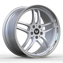 5x120 5x112 17 18 19 Inch Wheels Brushed Silver Deep Concave Alloy Rims Forged Passenger Car Rims Luxury Wheels for 7 Series