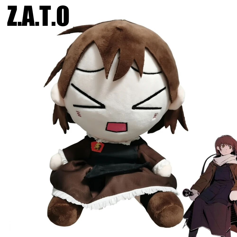 Anime Z.A.T.O Asya Shubina Cosplay Doll Cute Cartoon Sitting Plush Stuffed Cotton Doll Adult Collection Room Decoration