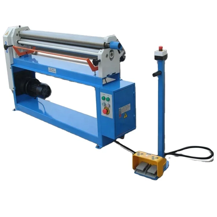 For Esr-1300x1.5 Electric Slip Roll Machine And Round Duct Bending Machine Motor Driven  steel rolling machine