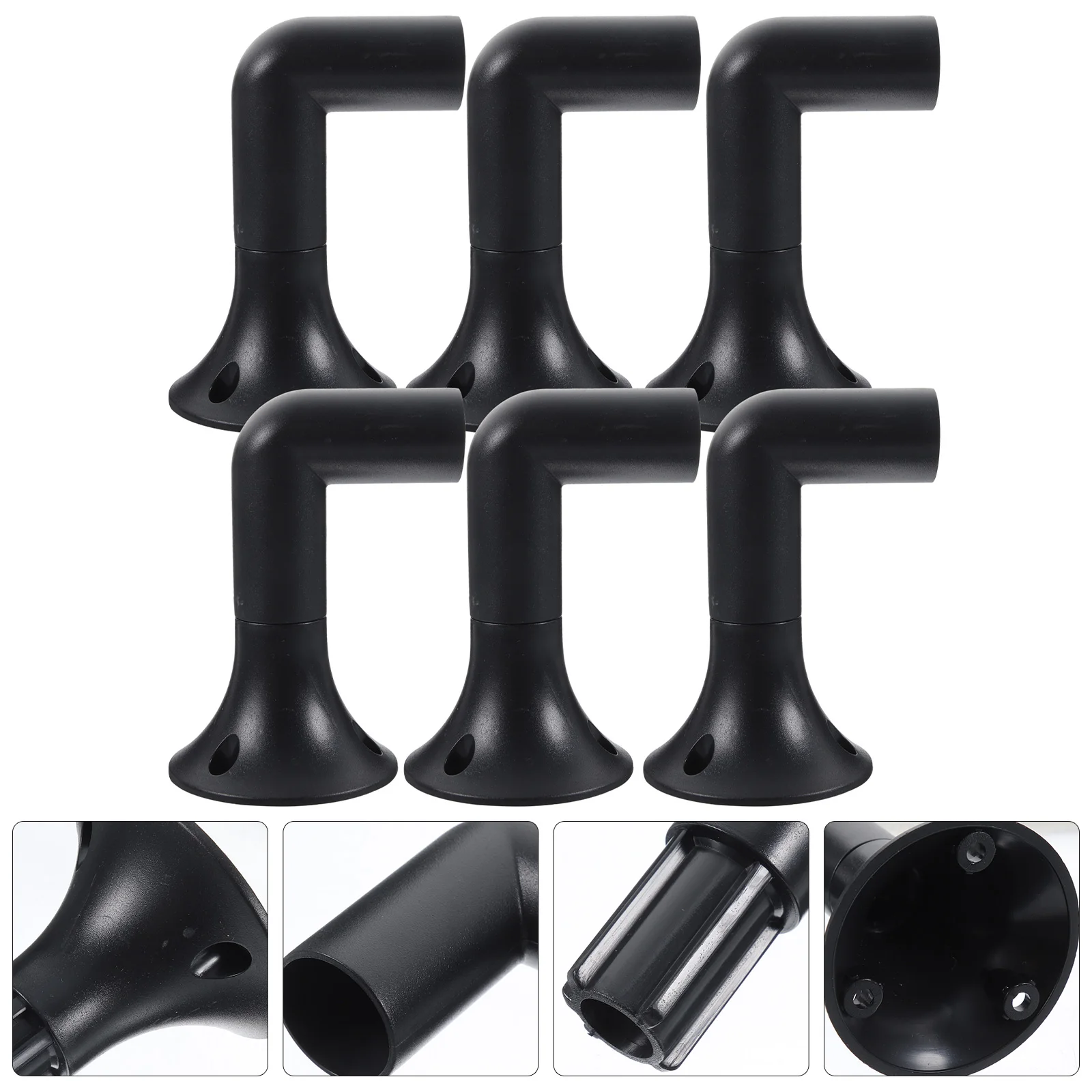 

1 Set Plastic Solar Light Replacement Parts Landscape Lighting Extension Joint Weatherproof Wind Resistant Durable Path Light