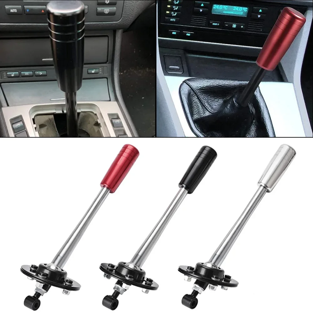 For 85-10 BMW E30 E36 E46 E34 E39 E6x Z3 Gear Transmission 265mm Car Drift Tuning Adjustable Short Shifter Lever with Knob Kit