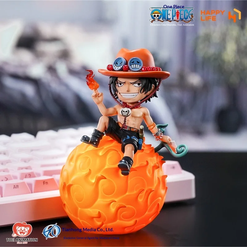 Jimei Palace Authentische One Piece Teufelsfrucht Nachtlicht-Figuren Luffy Ace Chopper Boa Hancock Yamato Anime Desktop-Sammlerstücke