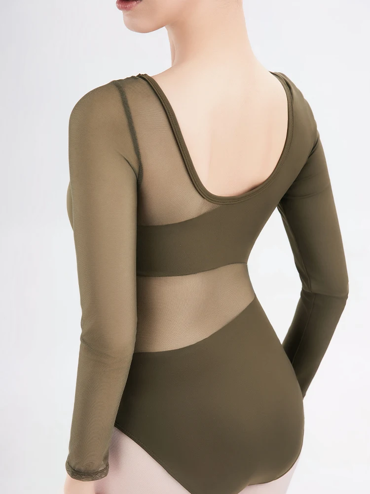 

Women Ballet Leotards Gymnastics Leotard Sexy Splice Dance Bodysuit Ballerina Adult Girls Dancewear Costume