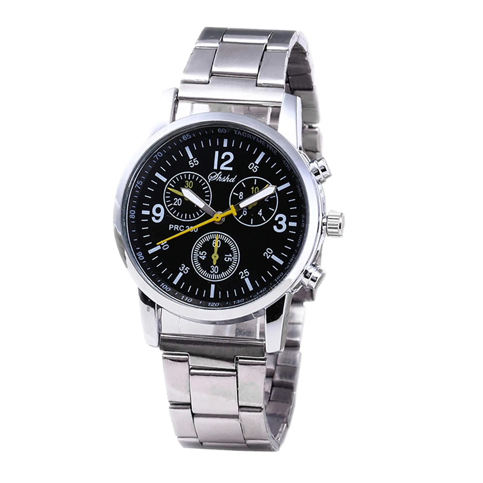 Fashion Neutral Quartz Analog Wristwatch Steel Band Watch