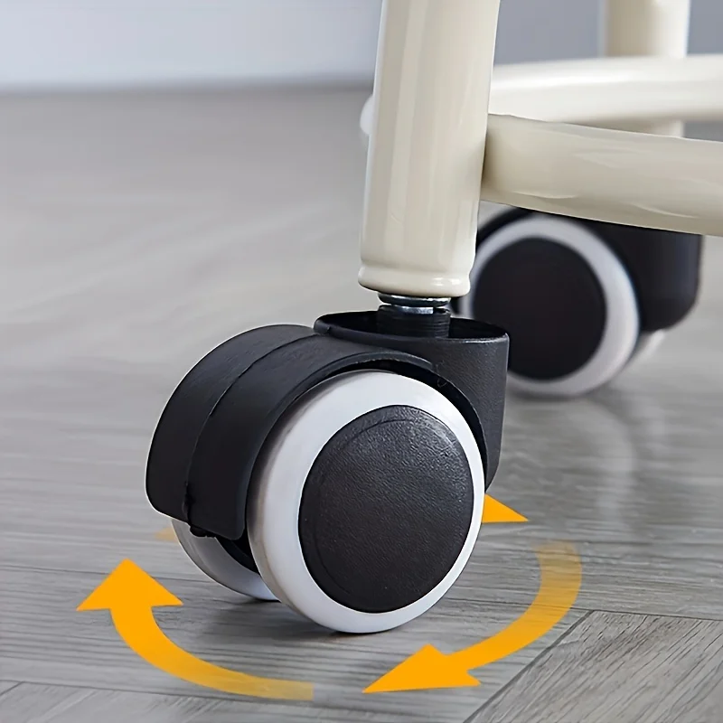 Portable Multi-Functional Swivel Stool with Universal Casters Indoor Outdoor Small Bench for Floor Cleaning & Daily Use image 4