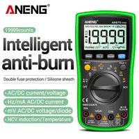 ANENG AN870 Profesional Digital Multimeter 19999 Counts True Rms AC/DC Voltage Current NCV Transistor Accurate Auto Range Tester