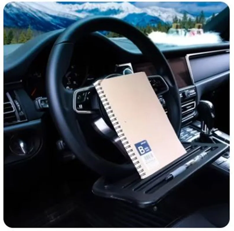 Car Holder Tablet Stand Drink Holder Universal Steering Wheel Tablet Car Holder iPad Stand Desk Table iPad Support Wheel Tray