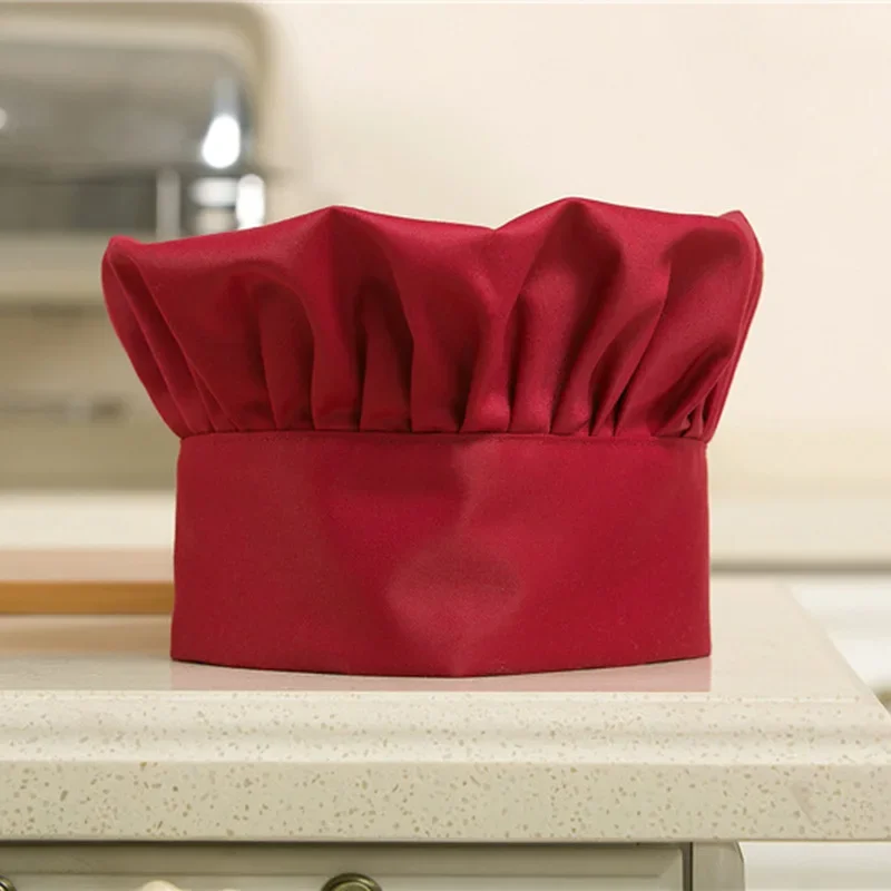 Bequemer Koch-Catering-Hut, verstellbar, für Herren, Küche, Bäcker, Chefkoch, elastisch, weich, Reinigungskappe, Hausgarten-Zubehör