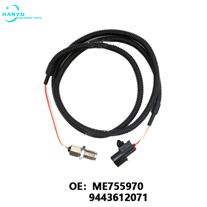 

New High-quality Excavator parts SK330-6E 6D16 Engine speed sensor Speed sensing plug sensor ME755970 9443612071