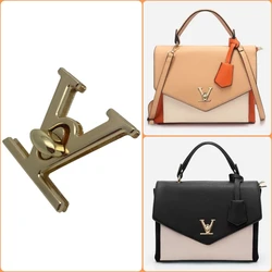 Twist Lock a forma di V per borse da donna borsa Hardware borsa personalizzata parti in pelle accessori per pressofusione Turn Locks