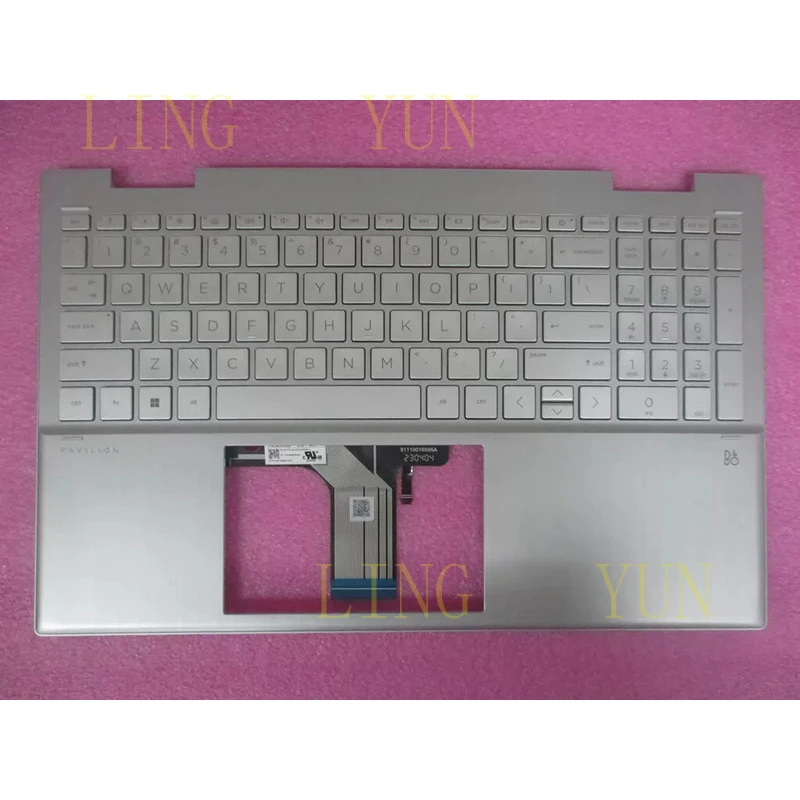 Z  Palmrest w/Keyboard No-FRP No-BL for HP Pavilion X360 15-ER M45127-001