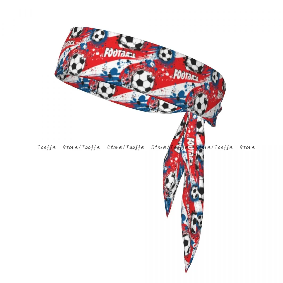 

Tie Headbands Abstract France Football Sport Ball Colors Pattern Sports Head Band Athletic Sweatband Bandana Sweat Wicking