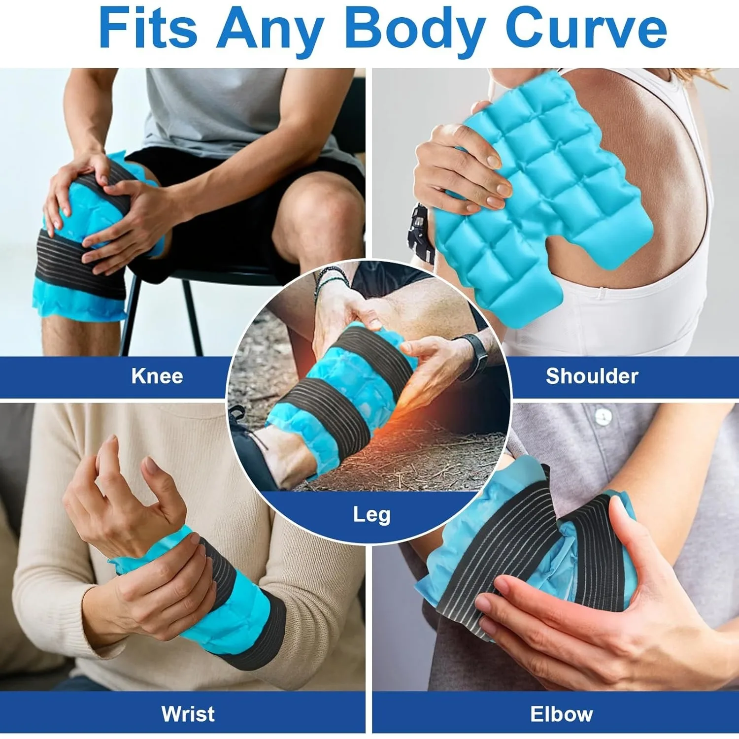 Reusable Hot and Cold Knee Therapy Wrap