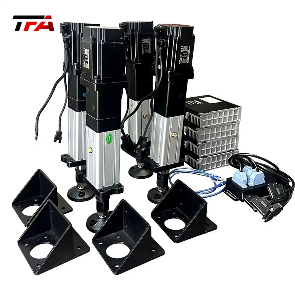 Aluminum Profile Frame Sim Racing Cockpit Rig 4 Axis 100mm Actuators VR Compatible Drift Racing Platform Sports Entertainment