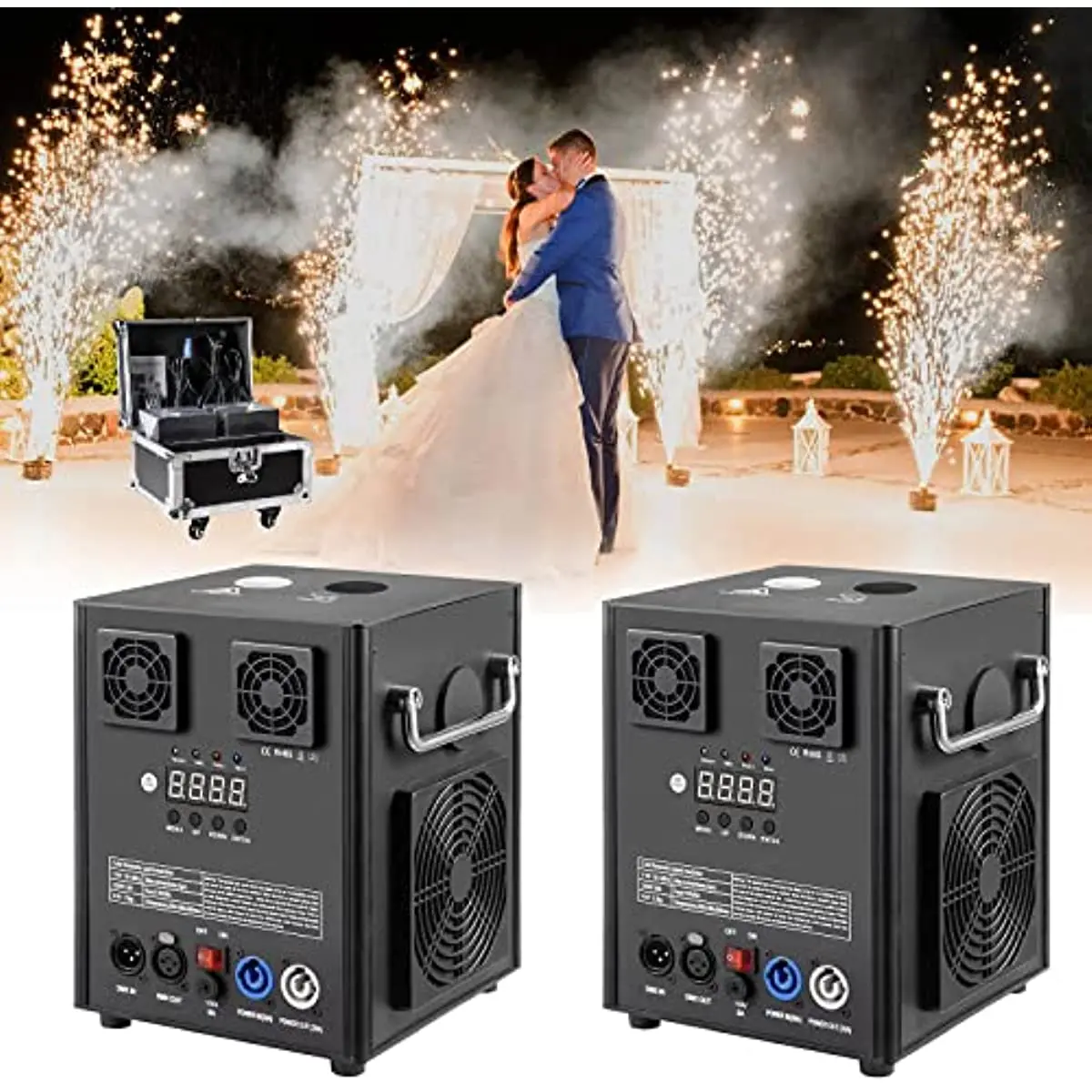 Topflashstar 700W Sparkler Fireworks Machine Outdoor Equipment Large Cold Spark Machine For Party Stage