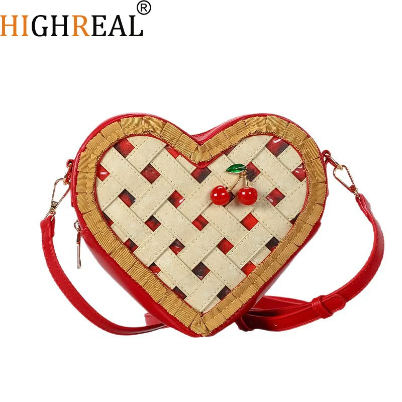

New Weave Love Shoulder Phone Bag Mouth Red Envelope Crossbody Bag Women's Niche Luxury Handbag