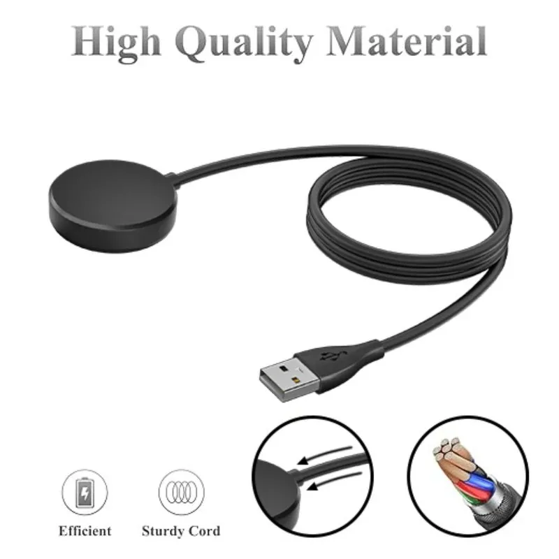 For Samsung Galaxy Watch 7/6/6 Classic/5/5 Pro/4/4 Classic/3 USB-TC Charger Smart Watch Fast Charger Cable Replacement Charger