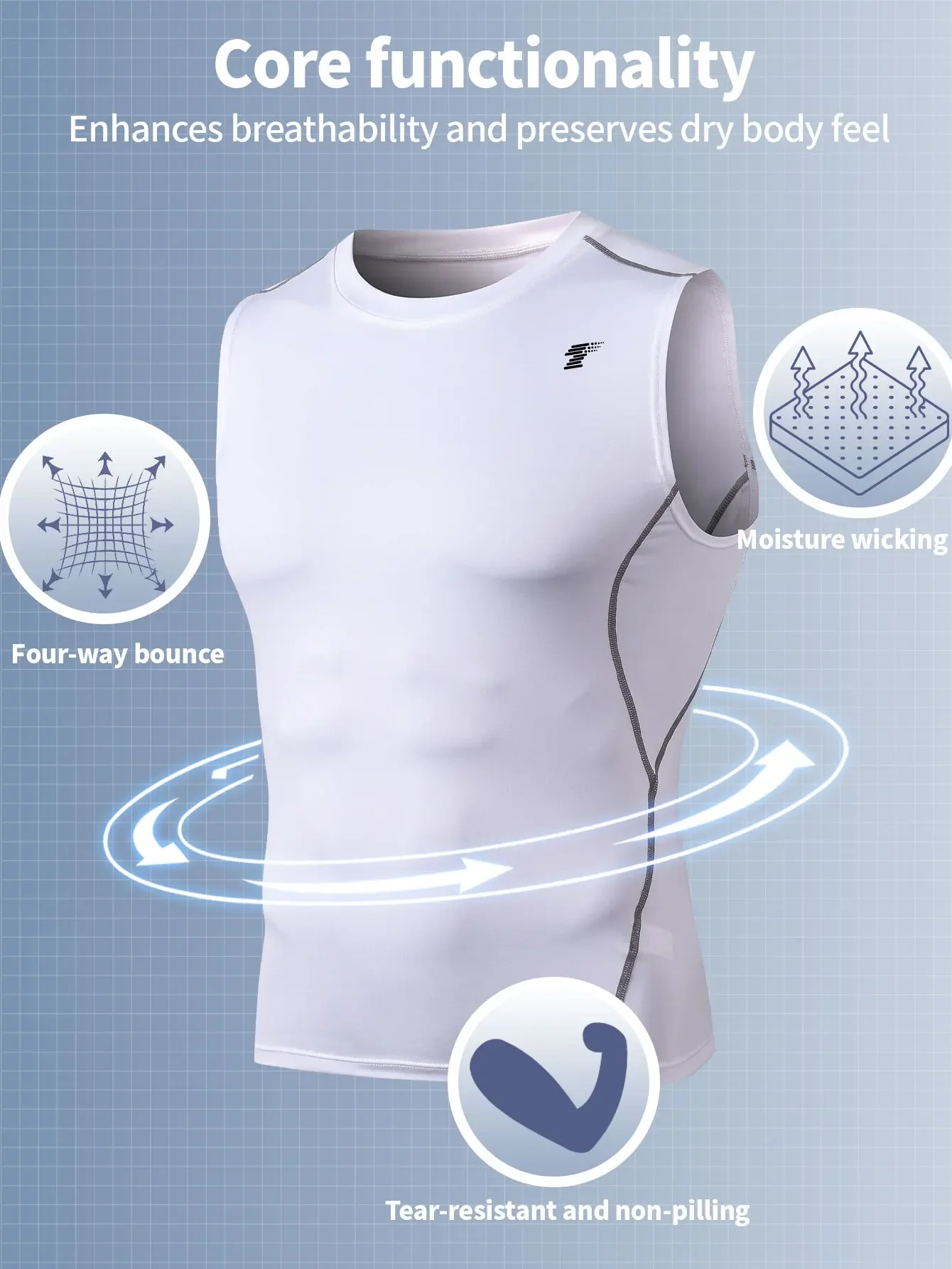

Fashionable running vests in a variety of colors, cool and breathable, comfortable and close-fitting
