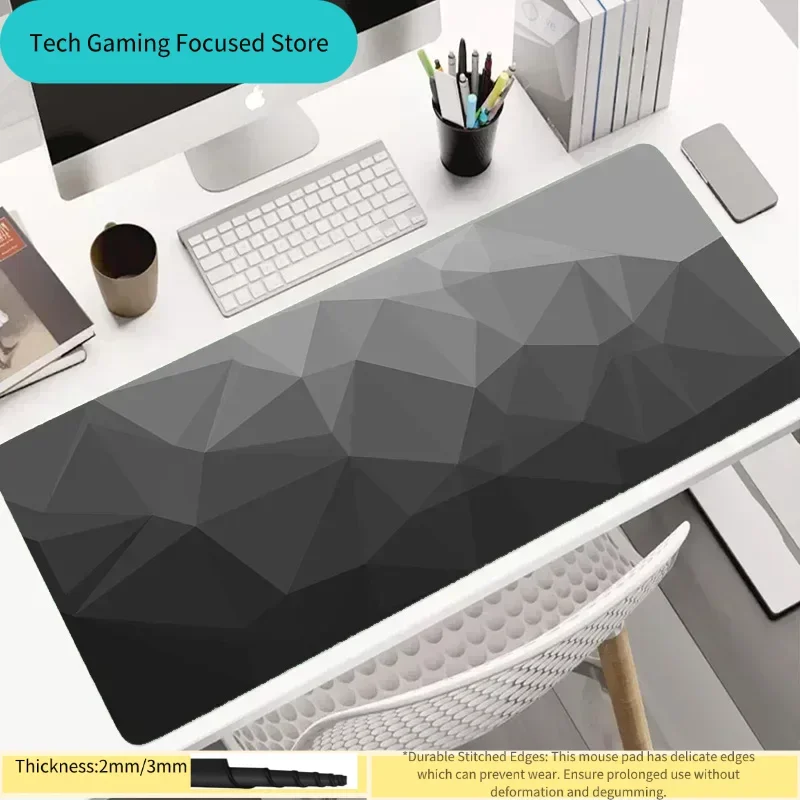Bestseller Großes Gaming-Mauspad Mehrere Größen Gamer-Matte Abstraktes XL Computer-Unterlage Tastatur-Schreibtischunterlage Rutschfester Gummi-Rand Teppich
