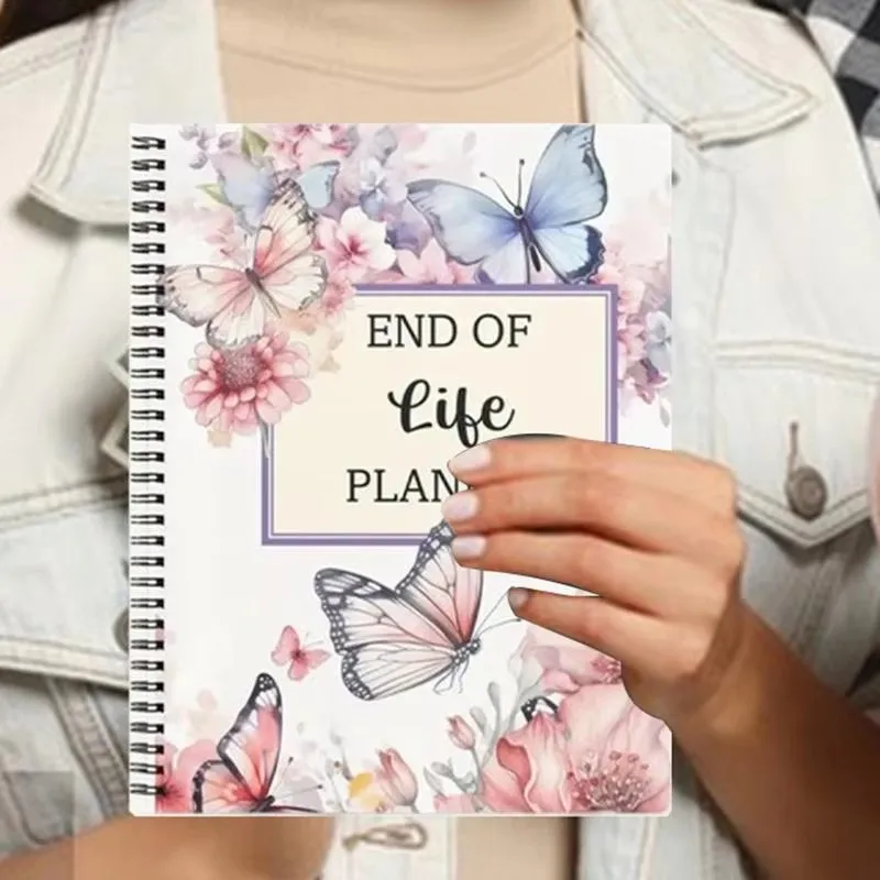 End Of Life Planner Organizer Notebook Final Arrangements End Of Life Funeral Planning Book Organizer Binder Life Planner