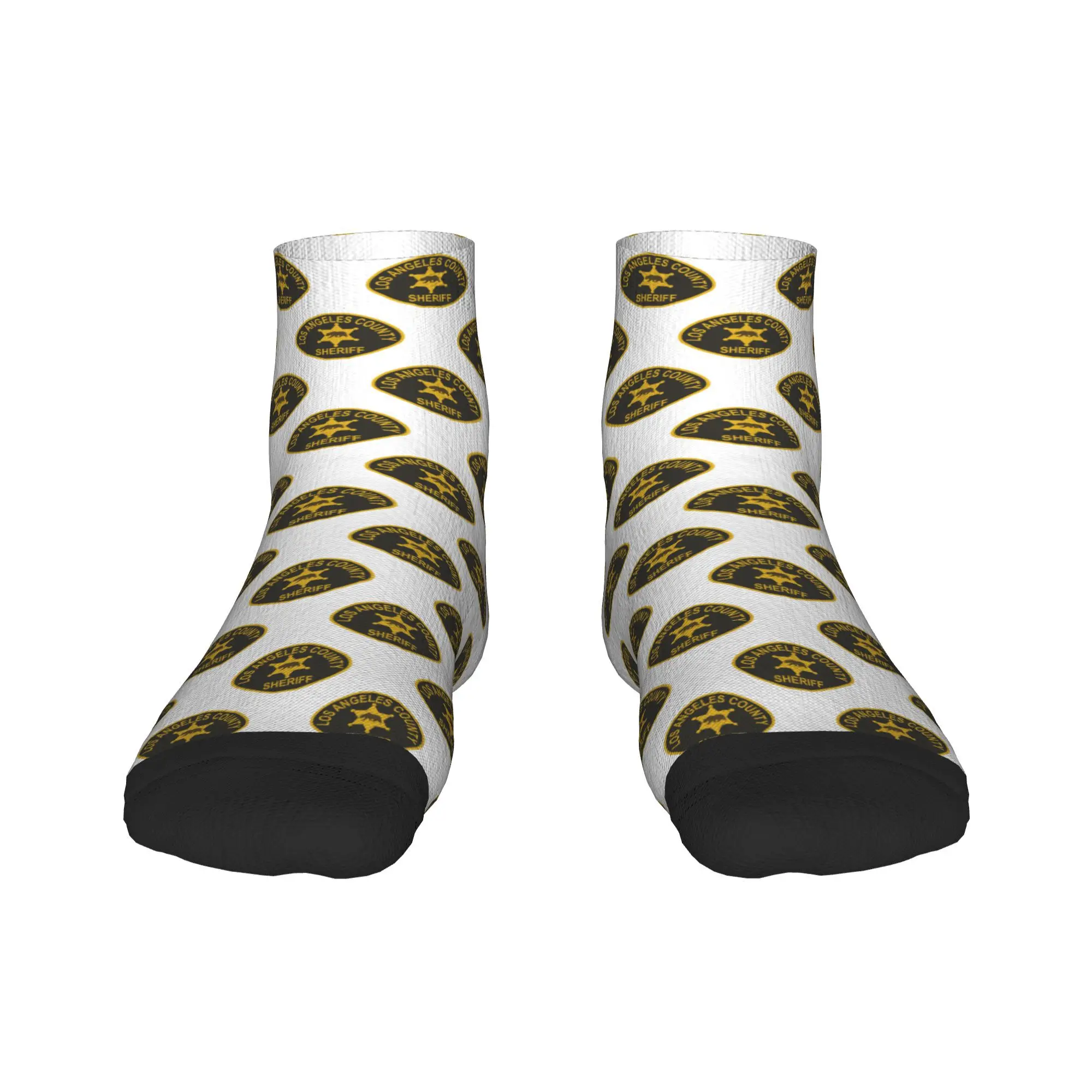 

Носки отдела шерифа округа Лос-Анджелеса, супер мягкие чулки в стиле Харадзюку, всесезонные носки, аксессуары для мужчин и женщин, подарки