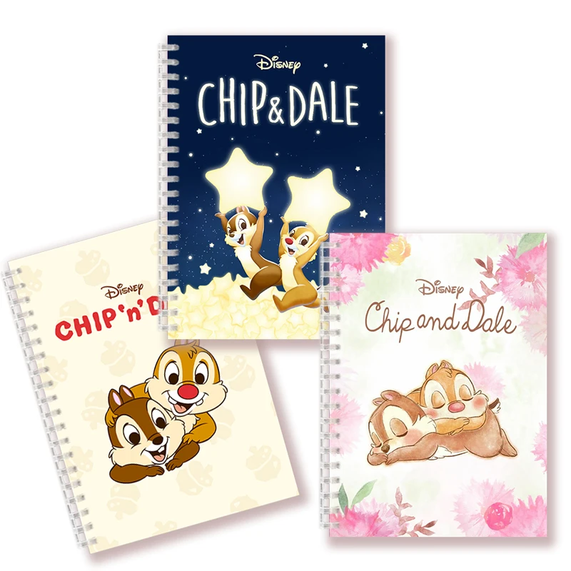 Chip n' Dale Baby Disney Cartoon Character A5 Spiral Notebook Writing Note Book Drawing Pattern Birthday Gift Stationery Supplie