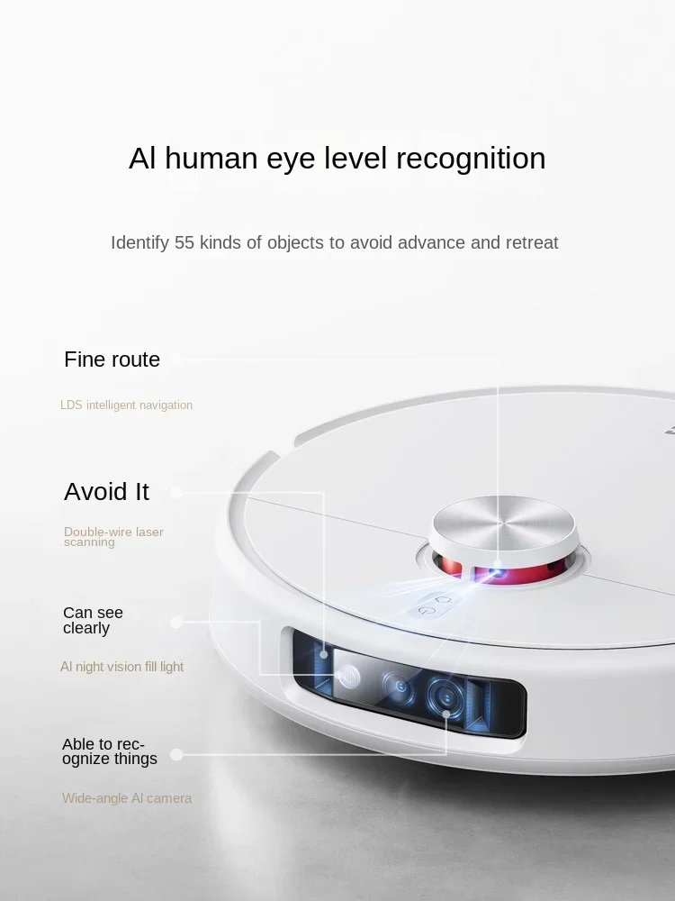 Xiaomi Mijia Sweeping Robot M30 Pro Sweeping and Dragging Integrated Machine Fully Automatic Hair Cutting and Anti Entanglement