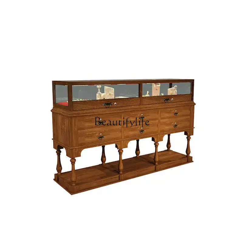 

Medieval jewelry collectibles jewelry jade retro glass American French display cabinet